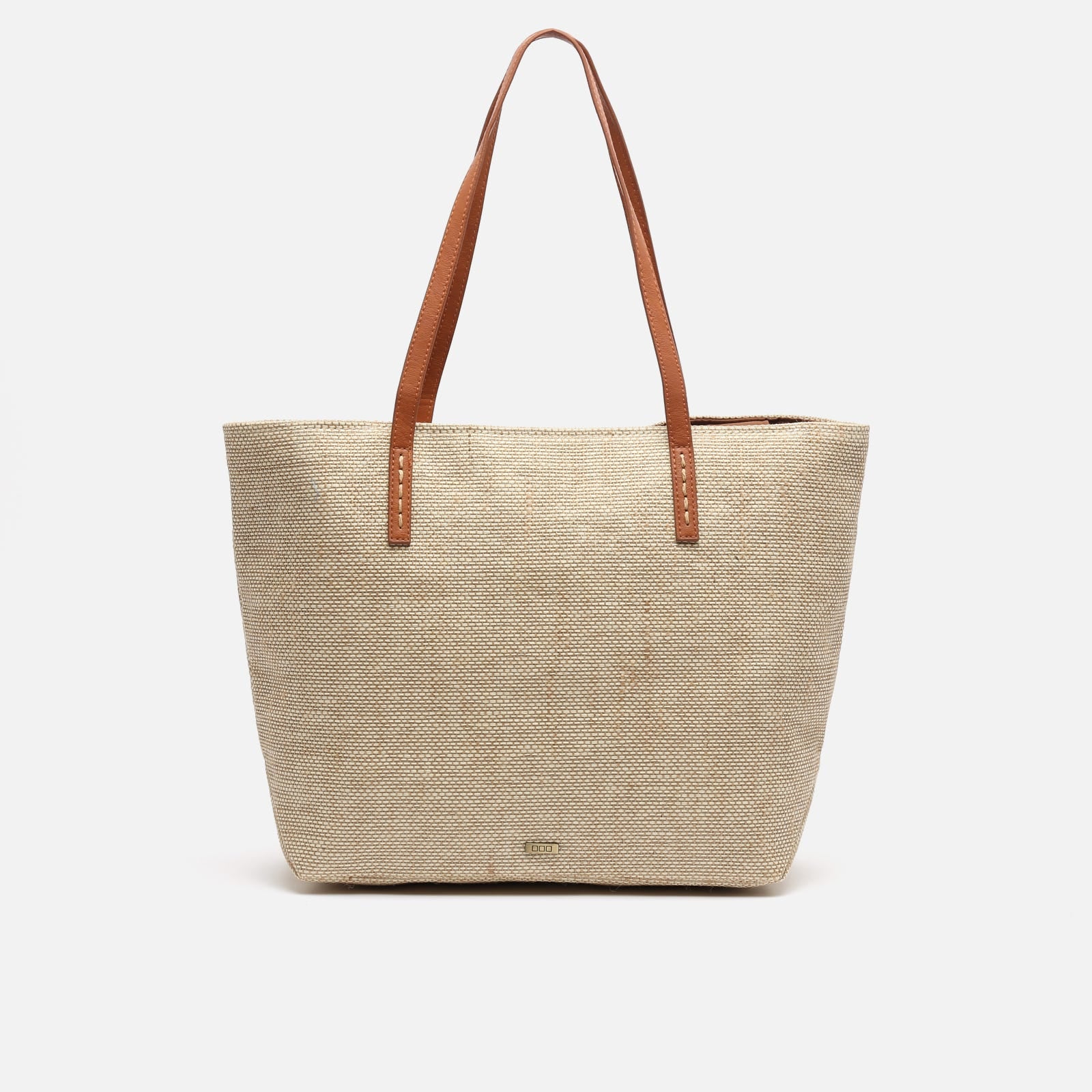 Paraiso bolso shopper grande efecto rafia de Misako