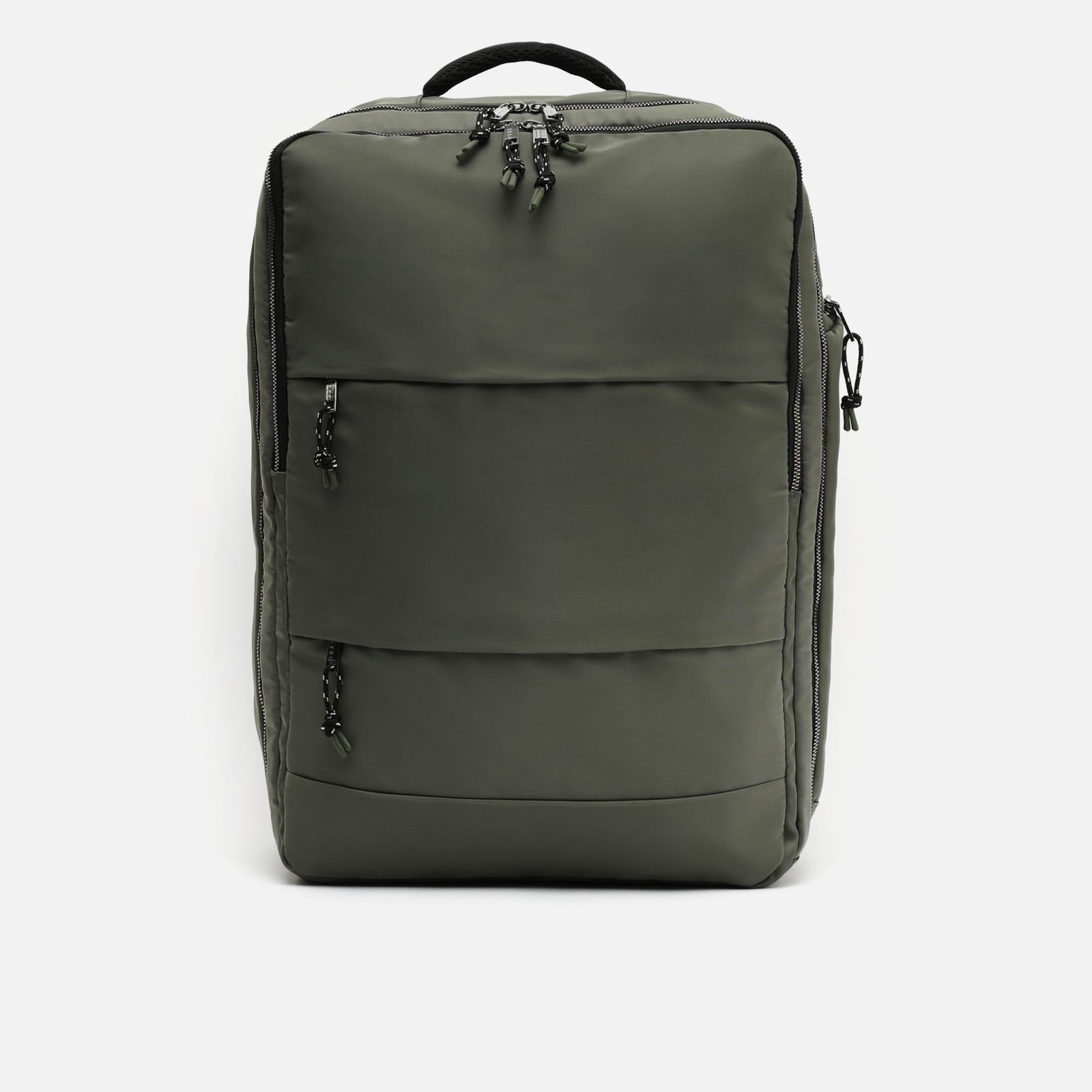 Hadari large nylon travel backpack with laptop pocket (17,3