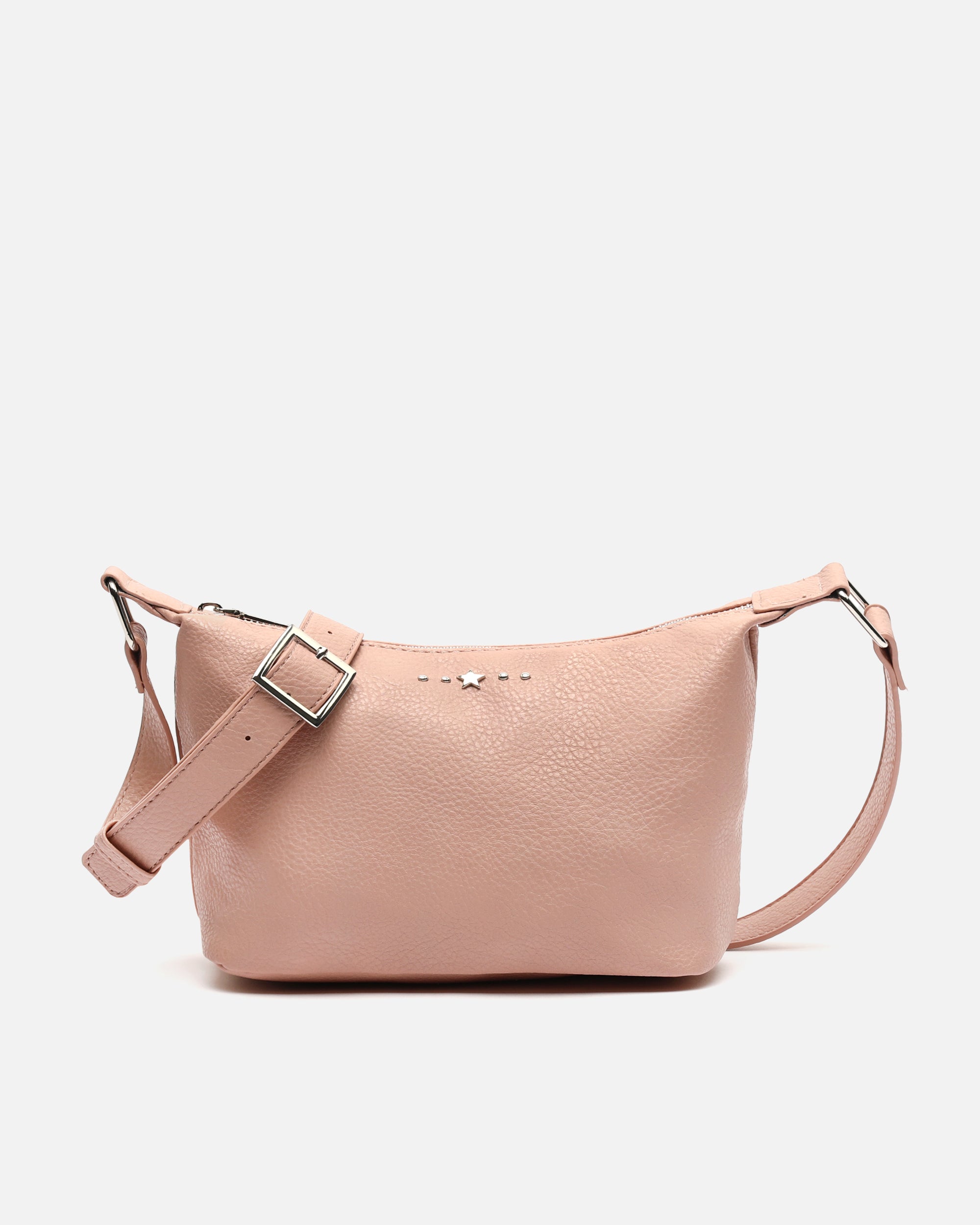 Portamonete MISAKO Nescojo Medio – Effetto Pelle Rosa Con Dettagli Metallici, 10x13x3 Cm