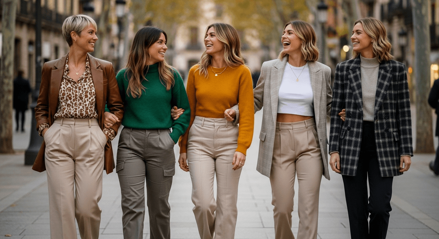 Mejores Combinaciones del Pantalón Beige en Mujeres + Complementos