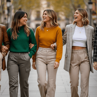 Mejores Combinaciones del Pantalón Beige en Mujeres + Complementos