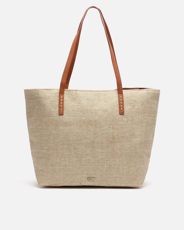 Paraiso Mala shopper grande efeito ráfia 