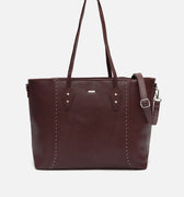 Balando bolso shopper con detalles metálicos 