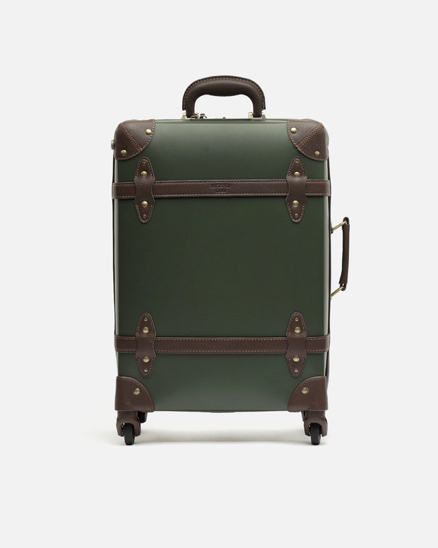 Vintage maleta pequeña rígida