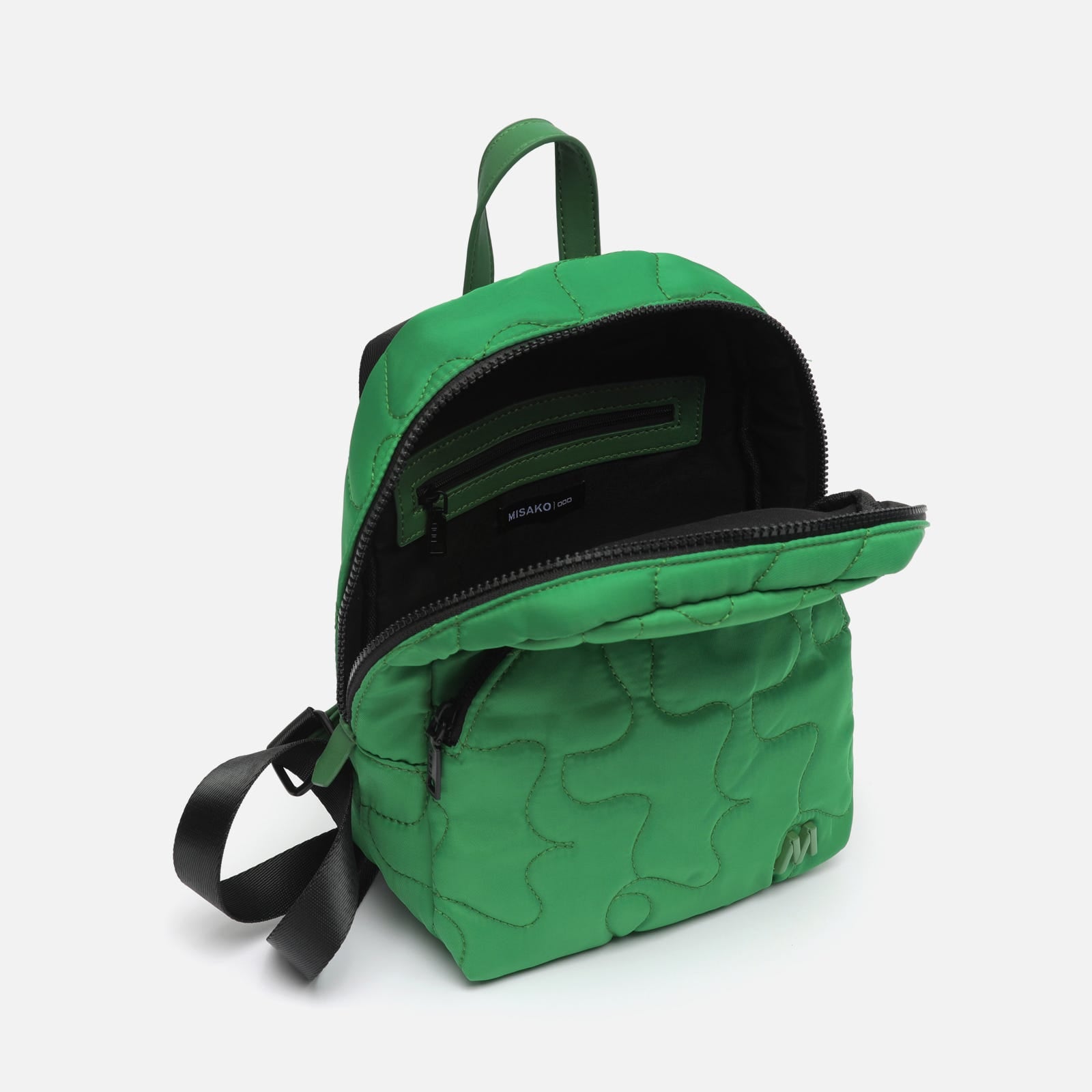 Misako Puki mochila con solapa acolchada en nylon Mochila Misako Puki mochila con solapa acolchada en nylon Mochila