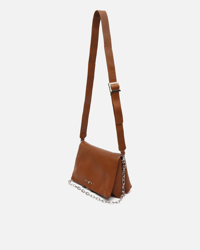MISAKO Borsa A Tracolla Donna Naida – Piccola, Trapuntata, Con Dettagli Metallici – Elegante E Casual, 13x19x6 Cm
