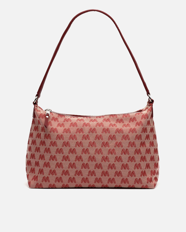 Mongra bolso de hombro con estampado monogram ED.