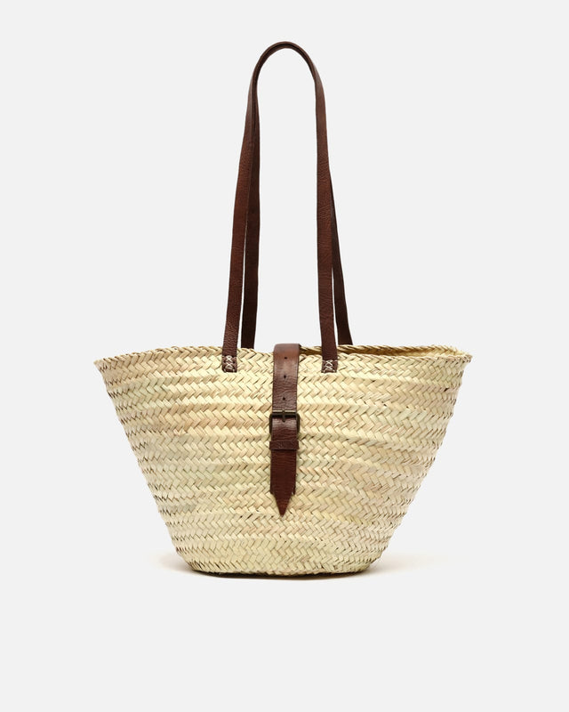 Hebilla bolso estilo capazo de rafia ED.