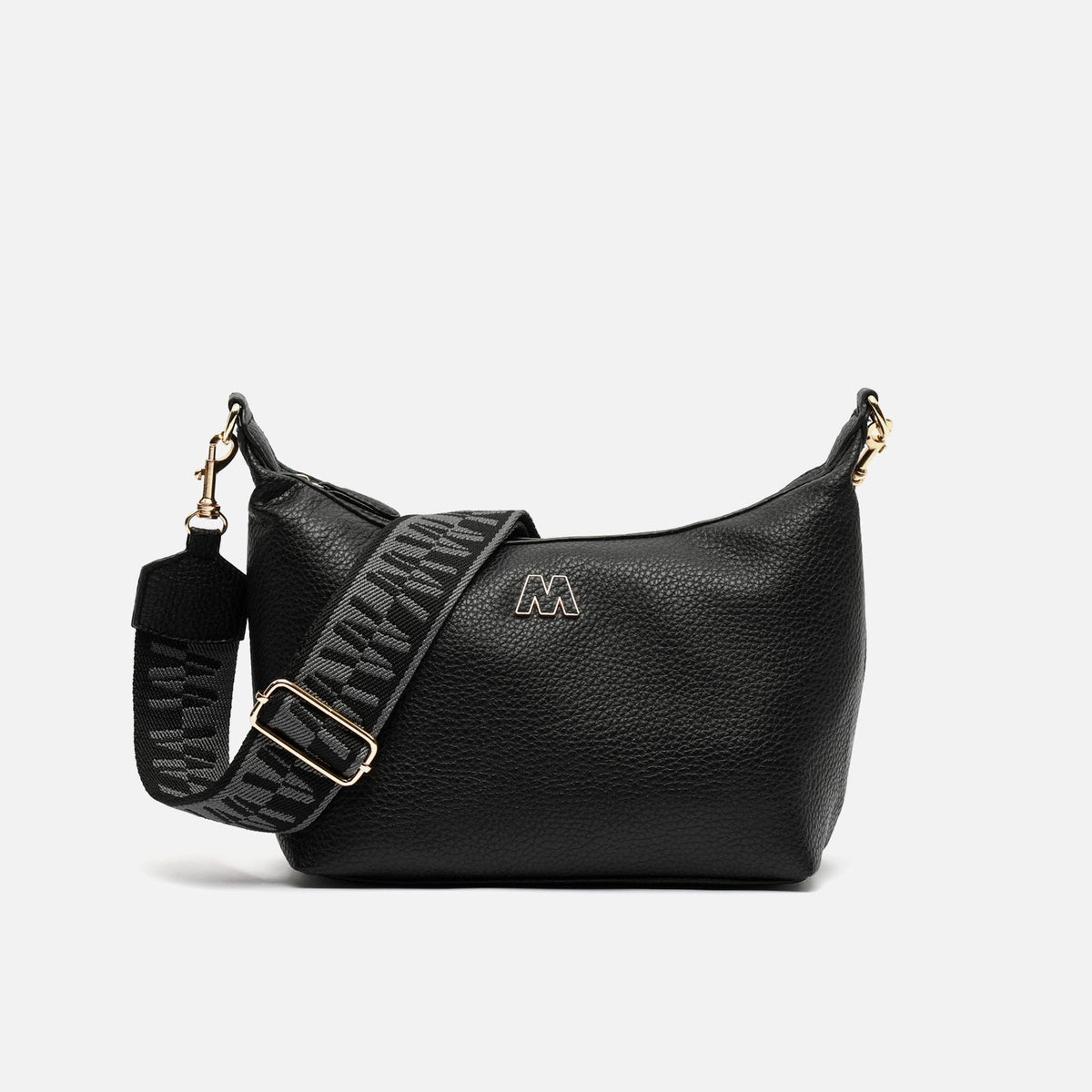 Sac Fourre-Tout MISAKO Danelin - Nylon - 22x25x13 Cm - Bandoulière Amovible - Noir - Pour Femme