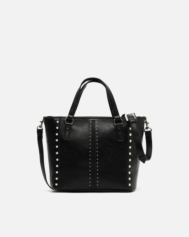 Jita Mittlere Tragetasche mit abnehmbarem Schulterriemen und Metalldetails 