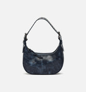 Iloas bolso de hombro con asa regulable y detalles metálicos 