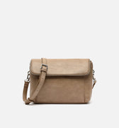 Sibilas bolso bandolera con solapa y detalles metálicos 