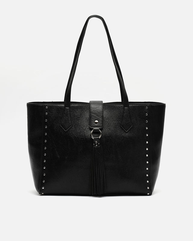 Diones Grand sac shopping avec détails métalliques 