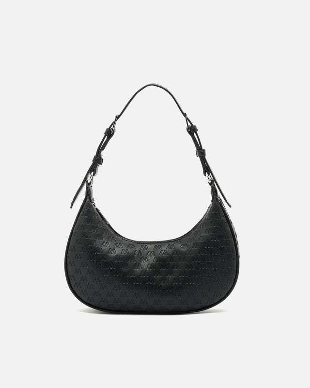 Misra petit sac à épaule avec bandoulière réglable et imprimé monogramme