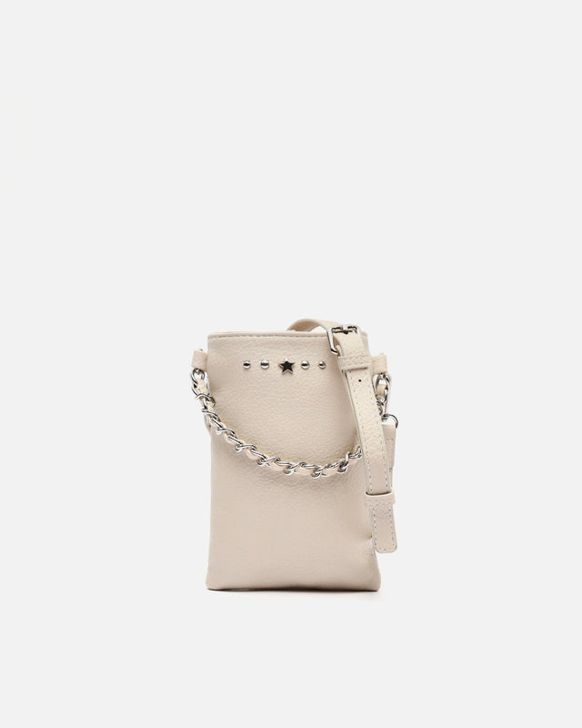 Yakus-1 bolso bandolera mini para móvil con detalles metálicos ED.