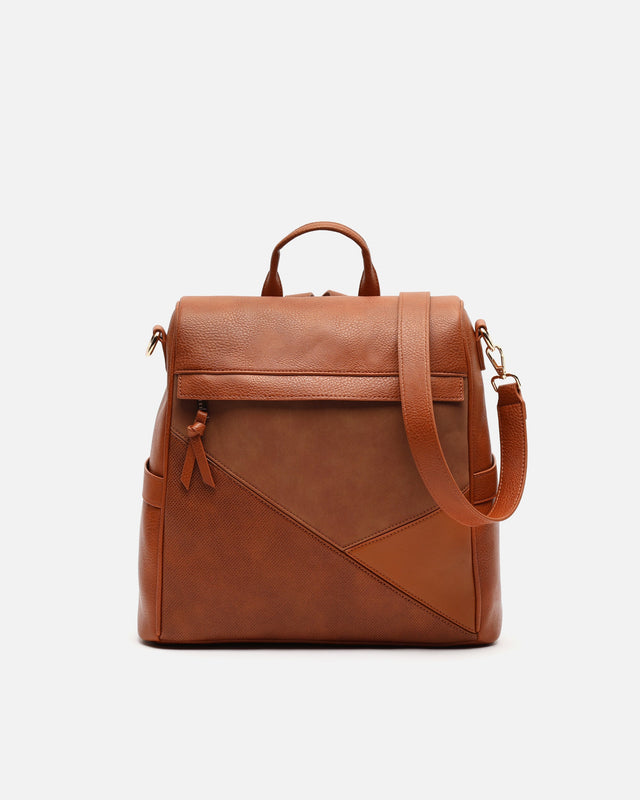 Ofel-1 mochila antirrobo con estampado patchwork ED.