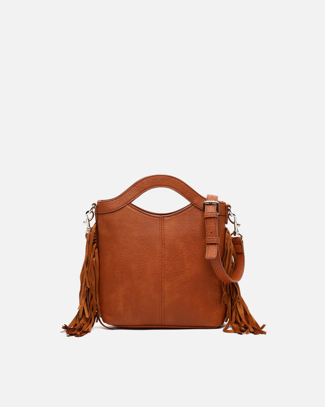 Torebka Freca i mała torba na ramię z frędzlami