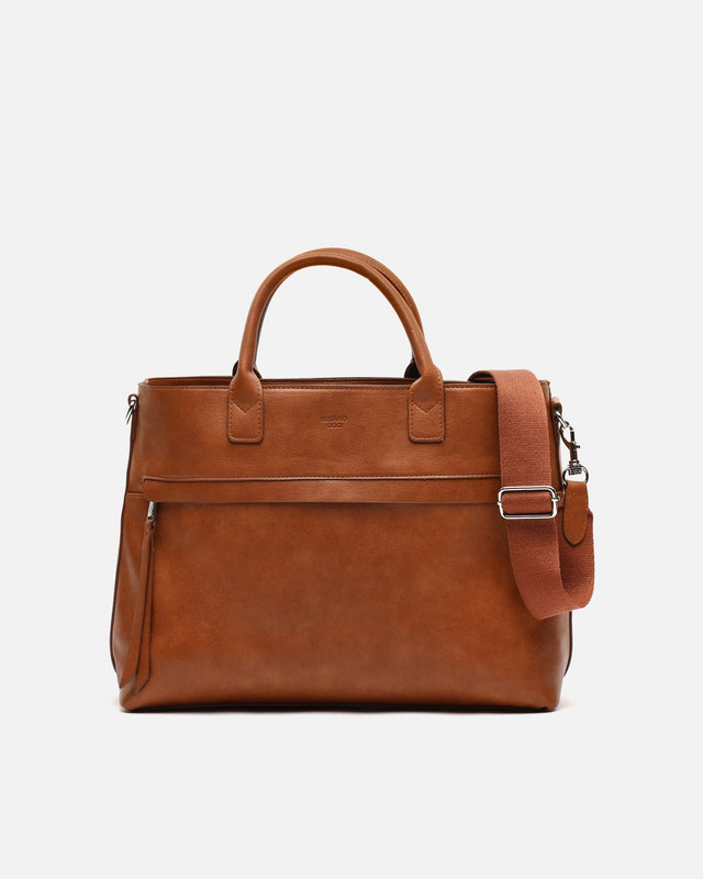 Nestoria tote bag with inner pouch and removable shoulder strap 