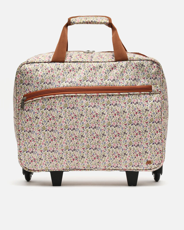 Crosmi valise à roulettes imprimée 