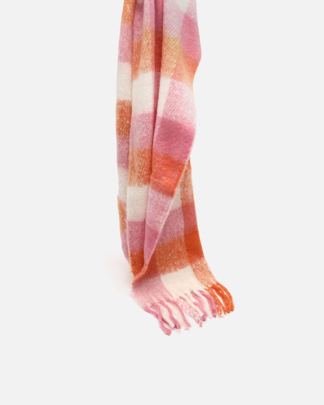 Elvia maxi bufanda de cuadros