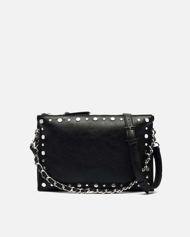 Rizu bolso bandolera pequeño con detalles metálicos