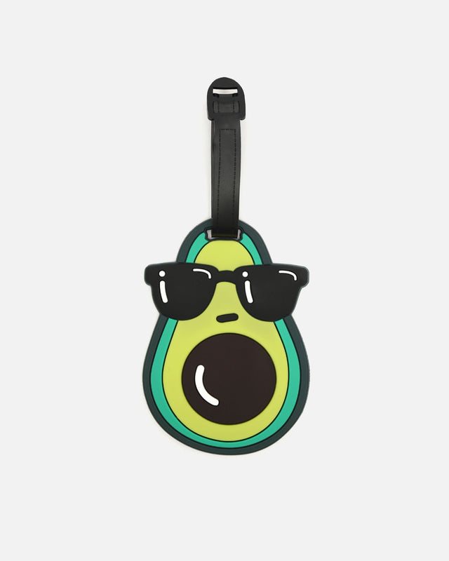 Aguacate bagage-identificatie in de vorm van een avocado