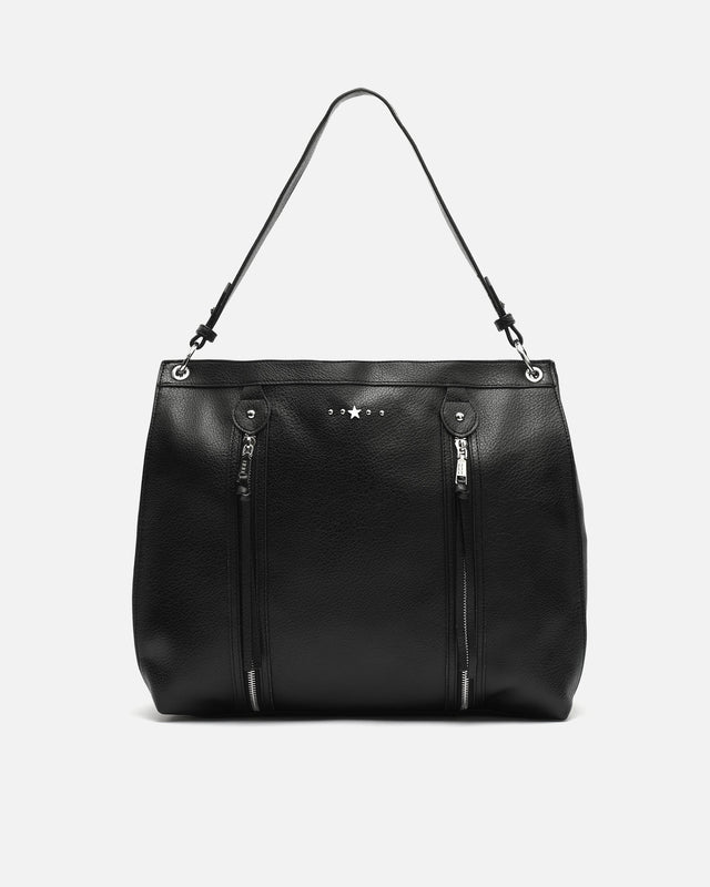 Zabali bolso de hombro grande con detalles metálicos