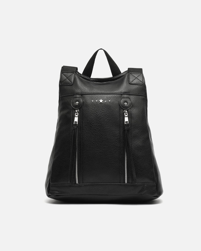 Zaba Diebstahlsicherer Rucksack mit Metalldetails 