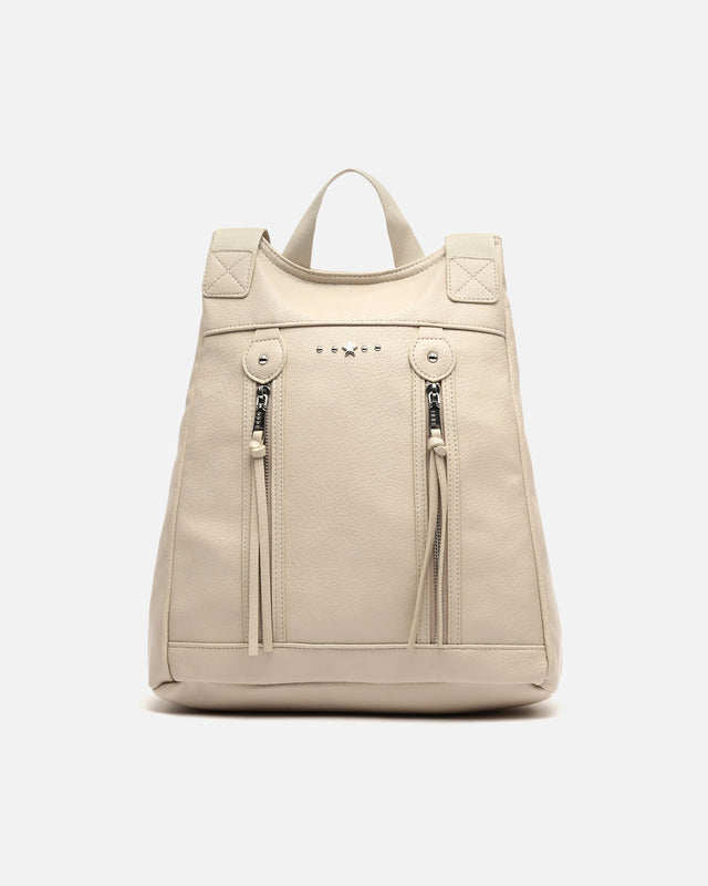 Zaba Diebstahlsicherer Rucksack mit Metalldetails 