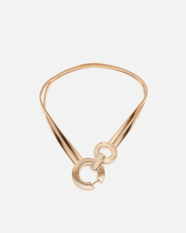 Valentina cinturón fino metálico