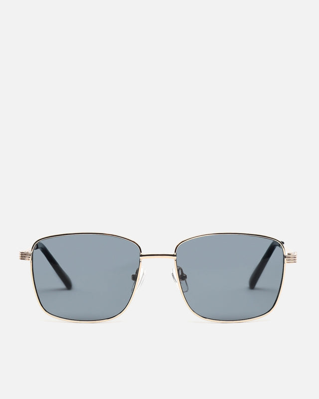 Laila lunettes de soleil carrées à monture métallique