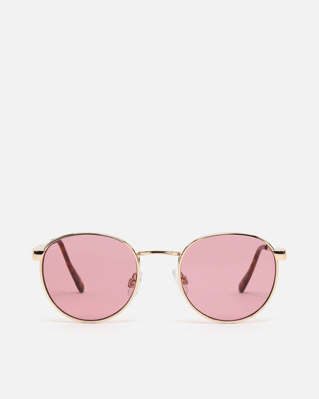 Momoka lunettes de soleil rondes à monture métallique