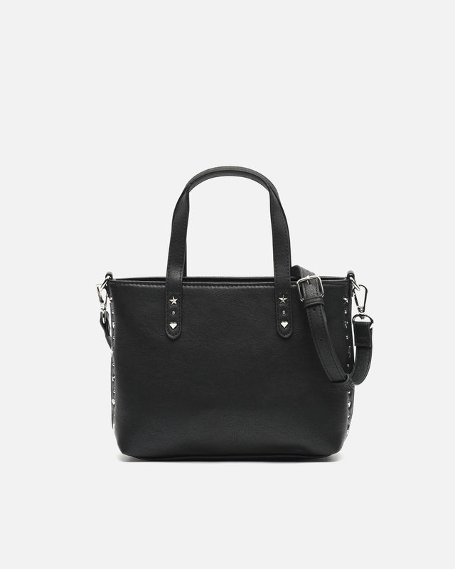 Macota kleine Tragetasche mit Schulterriemen und Metallverzierungen 