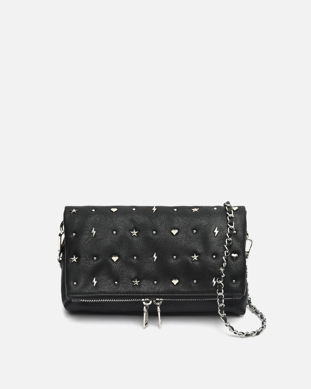 Maco Umhängetasche mit Klappe und Metallverzierungen