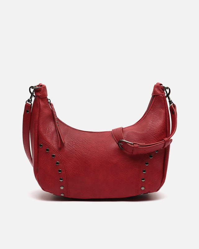 Serenitys sac à bandoulière avec détails métalliques 