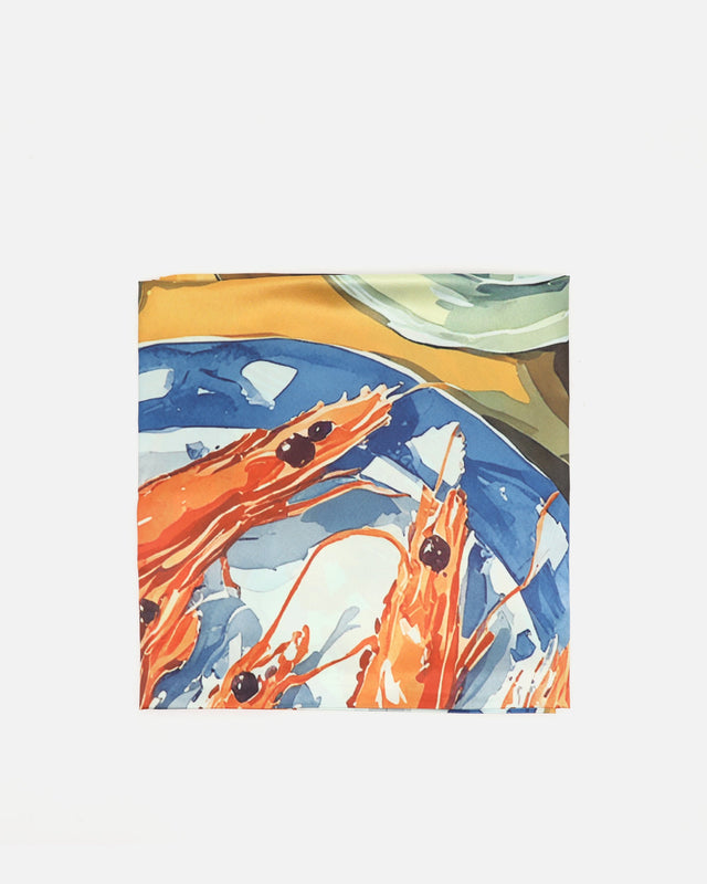 Gamba lenço estampado
