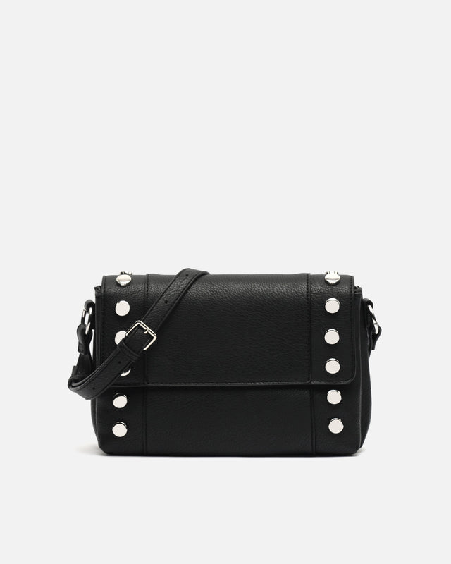 Diblin Shoulder bag with flap and metallic details