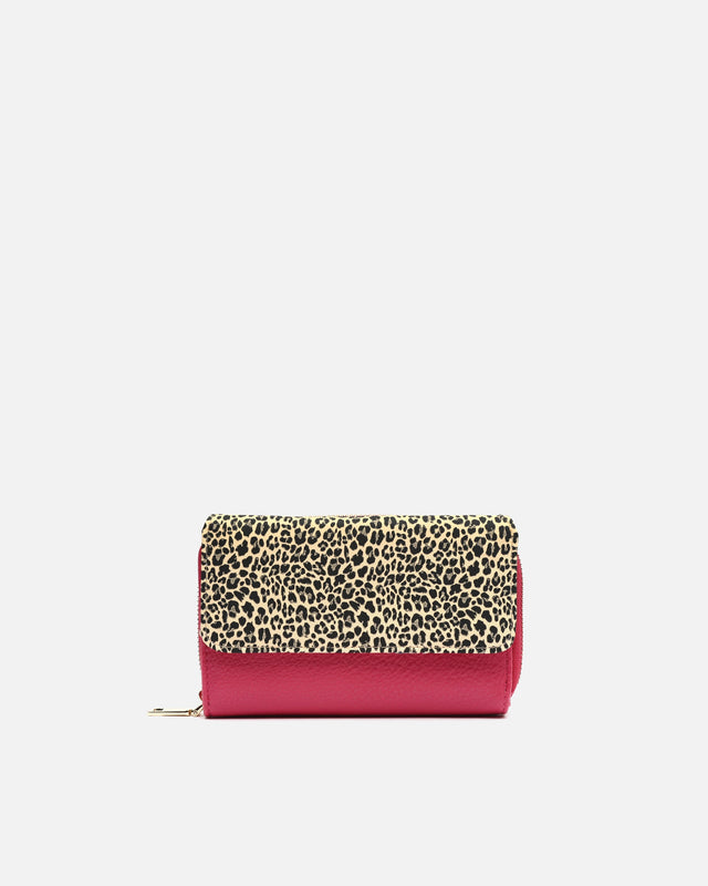 Diver grand porte-monnaie imprimé animal print 