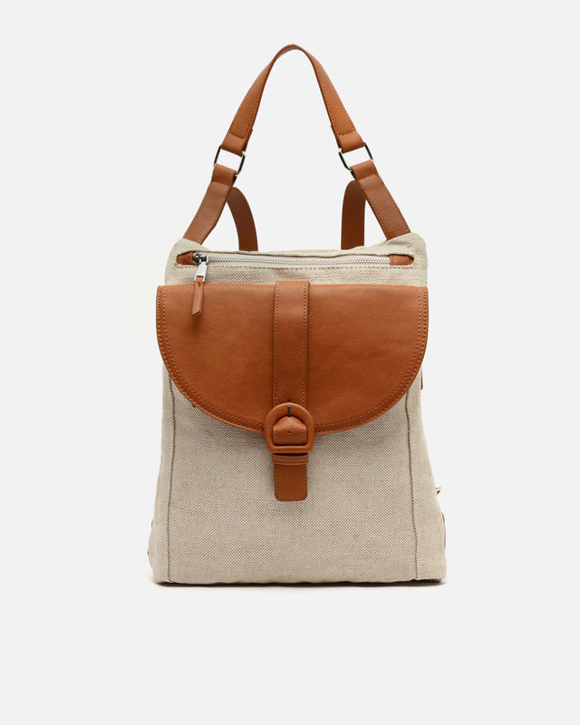 Alanu sac à dos antivol effet raphia