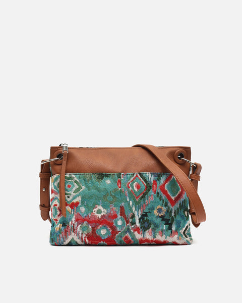 Zarias small crossbody bag with jacquard print – Misako