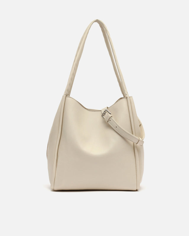 Guevon shoulder bag with toiletries bag and removable shoulder strap 