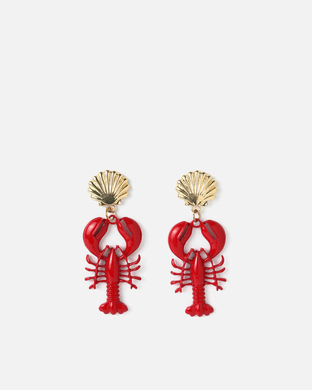 Lobsti boucles d'oreilles langouste 