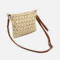 Blumi bolso bandolera efecto rafia con asa de mano e bandolera extraíble 