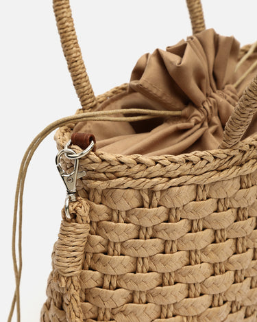 Milori bolso pequeño de mano efecto rafia 