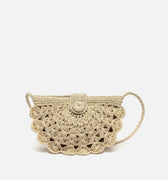 Dondy bolso pequeño efecto rafia 