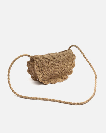 Dondy bolso pequeño efecto rafia 