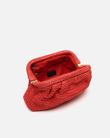 Ropo bolso de mano e bandolera efecto rafia 