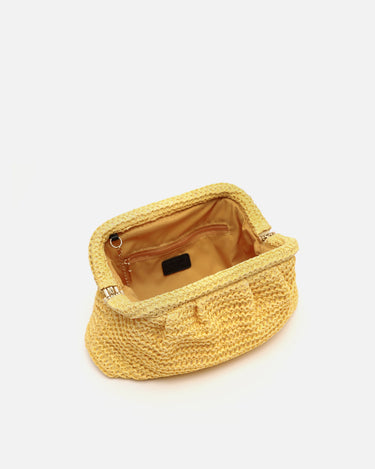 Ropo bolso de mano e bandolera efecto rafia 