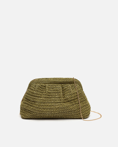 Ropo bolso de mano e bandolera efecto rafia 