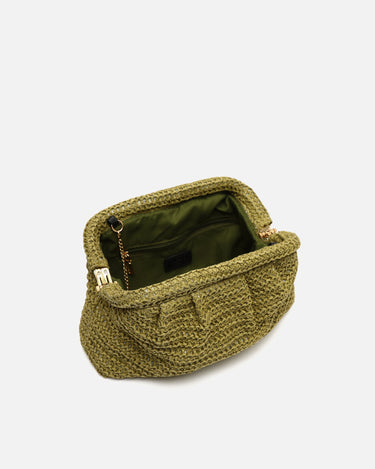 Ropo bolso de mano e bandolera efecto rafia 